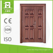 Popular style copper imitation sun proof son and mother security door